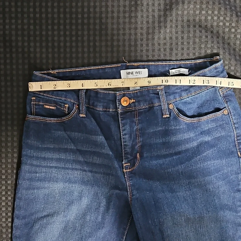 Nine West, Gramercy Slim Straight, Jeans, Size 6 - Picture 7 of 12